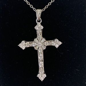 Exclusively QVC diamonique cross